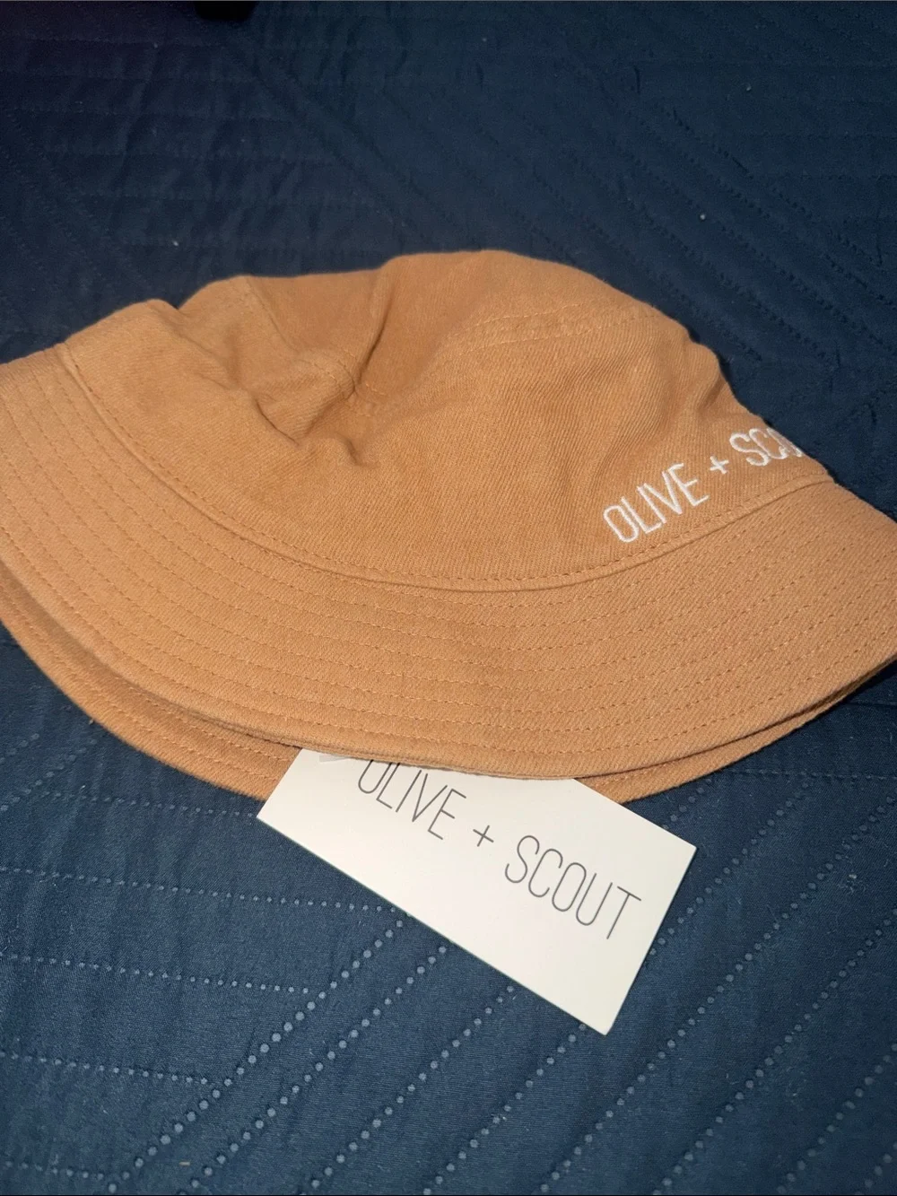 Olive + Scout Kids' Tan Bucket Hat